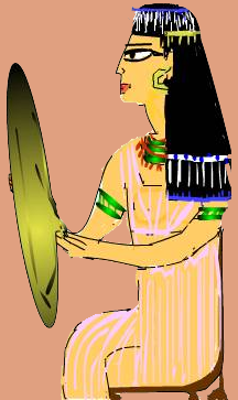 "Il.lustració" dibuix d'una dona egípcia
